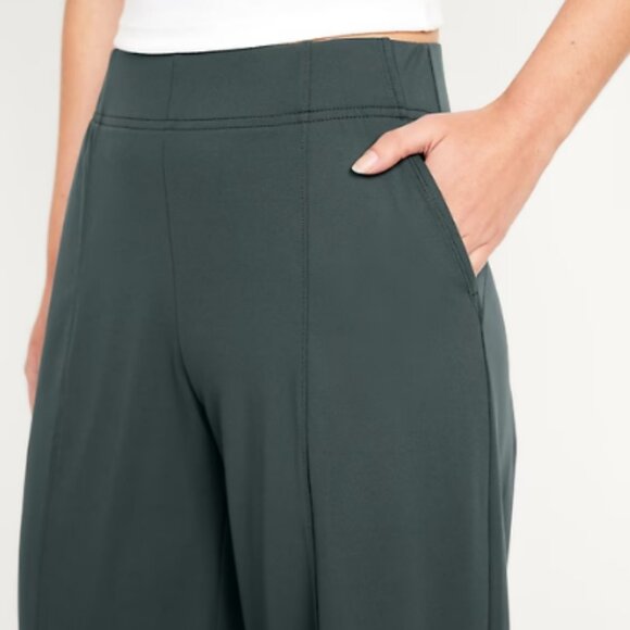 Old Navy High-Waisted PowerSoft Trouser Pants - Picture 2 of 7